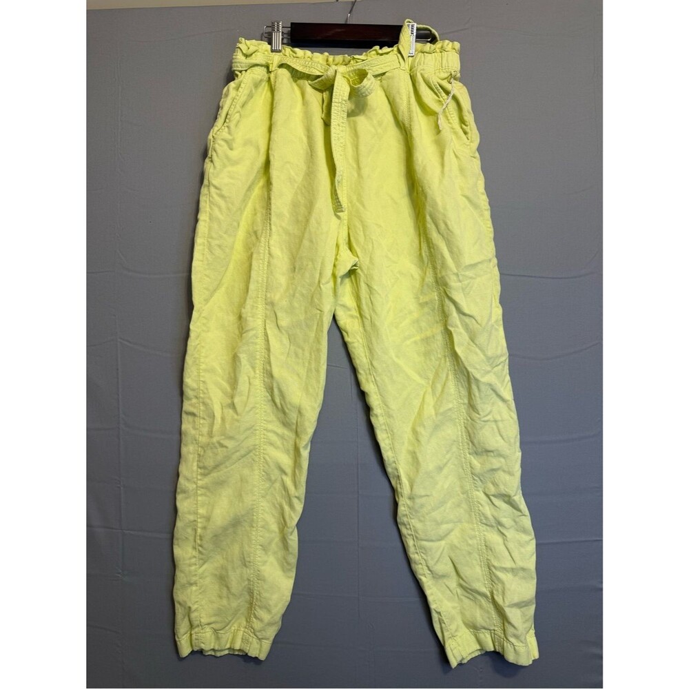 Yellow Drawstring Jogger Pants